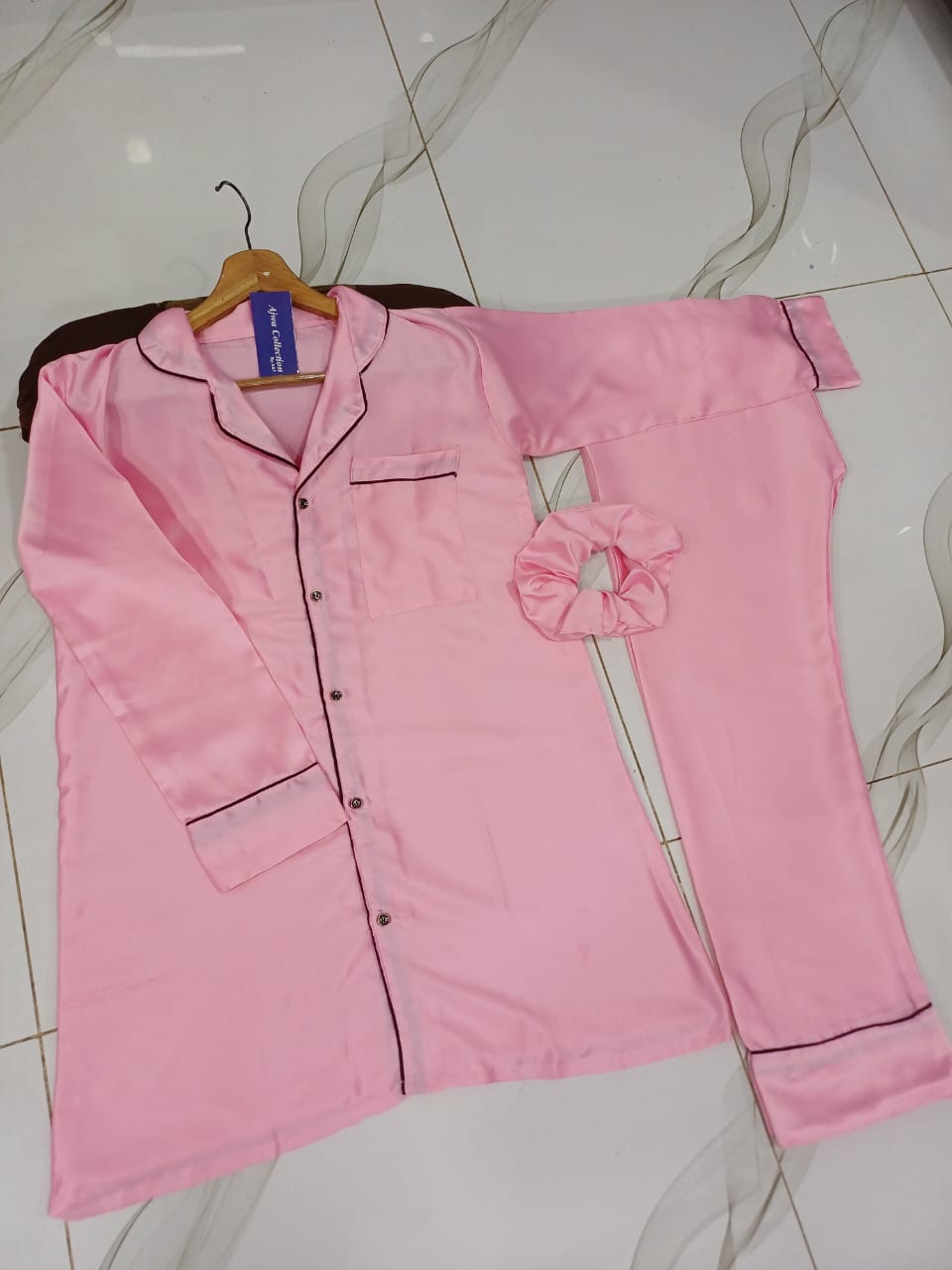 PINK silk suit in premium fabric for girls and woman (M H 881) - M.H fashion