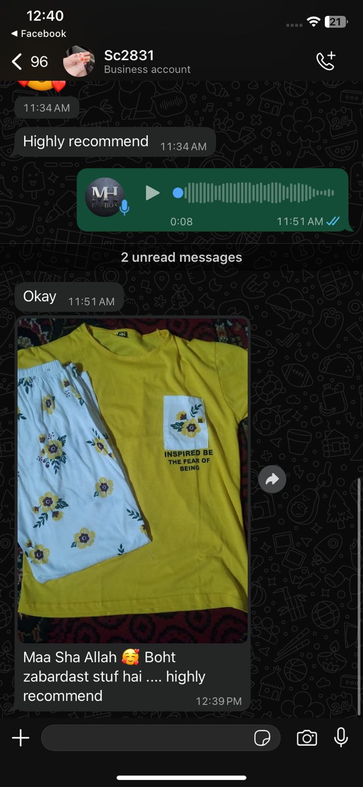 flower printed night suit in premium fabric cotton jarsy - M.H fashion 