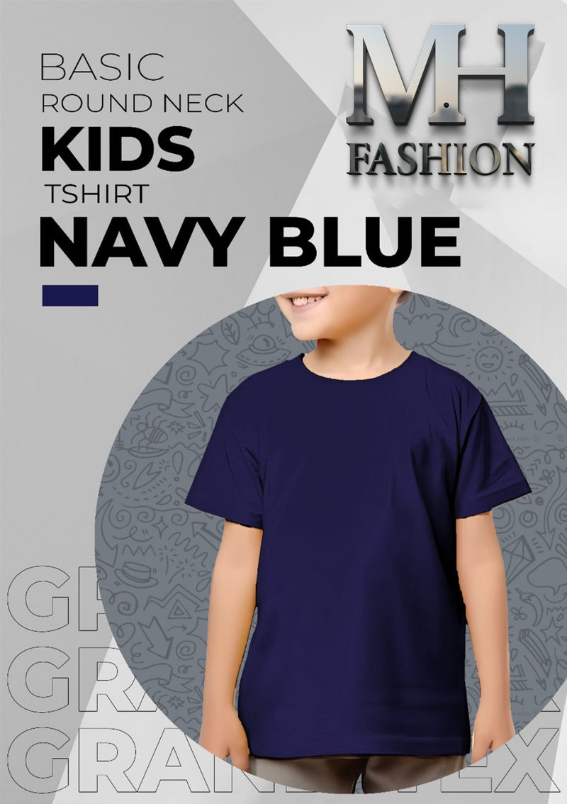 KIDS PLAIN  T-SHIRT IN COTTON FABRIC FOR BOYS AND KIDS (MH 96)