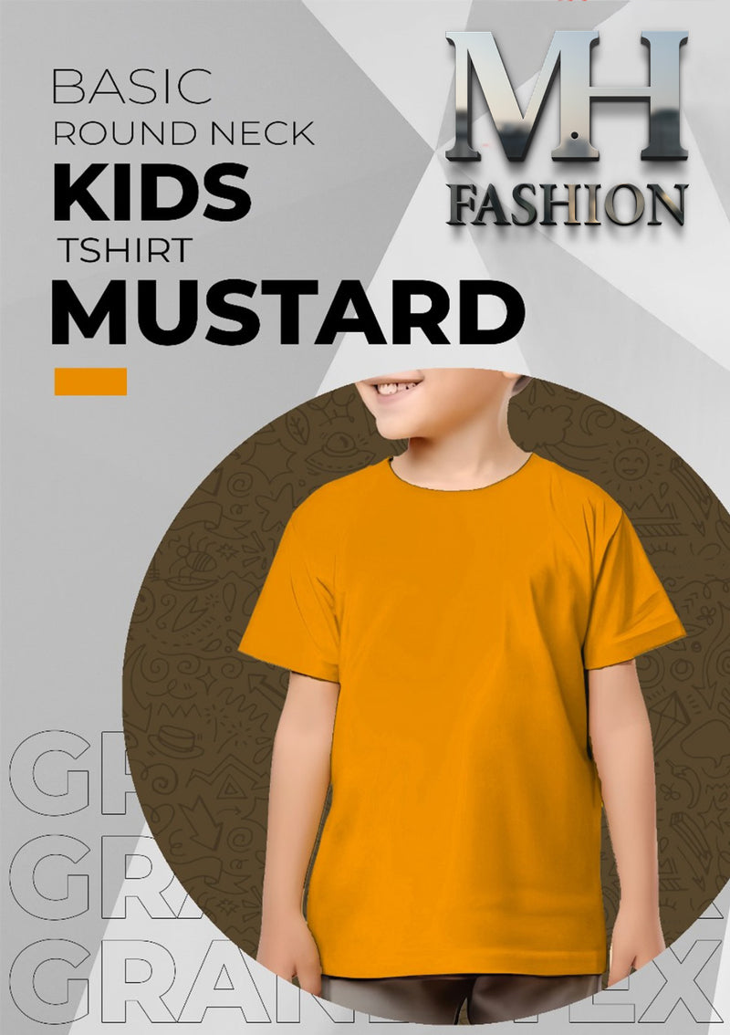 KIDS PLAIN  T-SHIRT IN COTTON FABRIC FOR BOYS AND KIDS (MH 96)