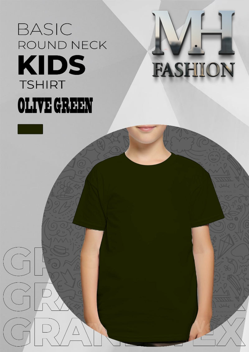 KIDS PLAIN  T-SHIRT IN COTTON FABRIC FOR BOYS AND KIDS (MH 96)