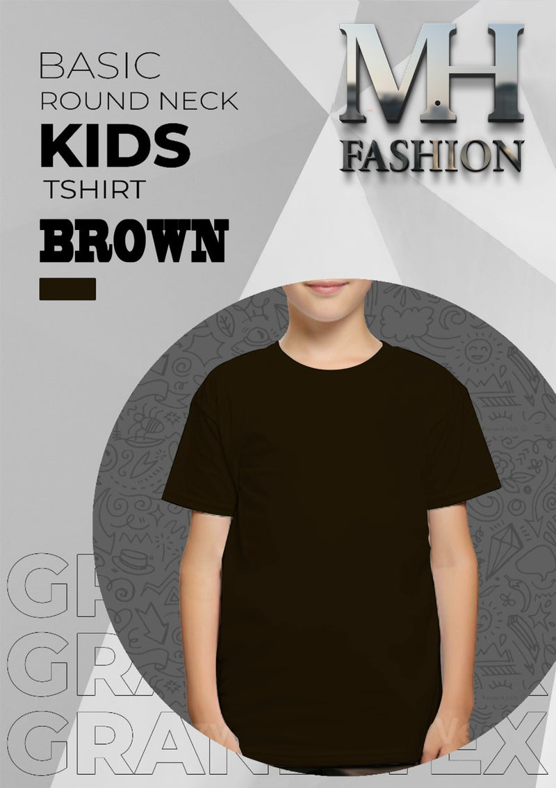 KIDS PLAIN  T-SHIRT IN COTTON FABRIC FOR BOYS AND KIDS (MH 96)