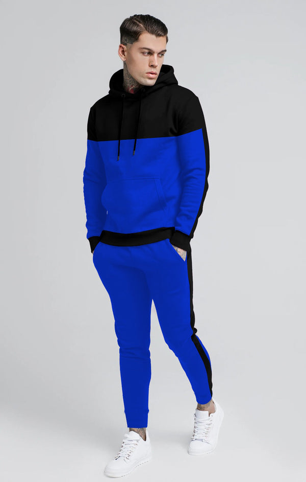 2 panel blue  printe hoodie and trouser for man and boys (M.H 513) (Copy)