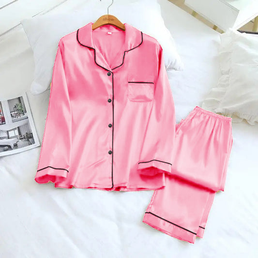 PINK silk suit in premium fabric for girls and woman (M H 881) - M.H fashion 