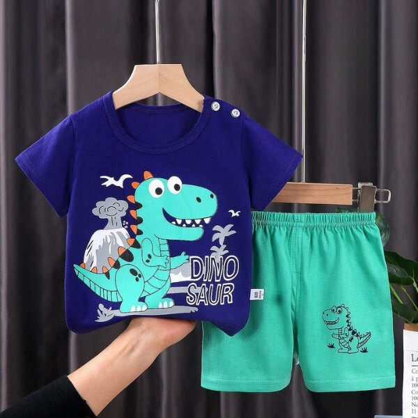 printed t-shirt and short trouser for kids and boys (MH 63)