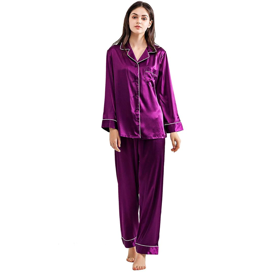 2 pc nighty in premium fabric silk jersey - M.H fashion 