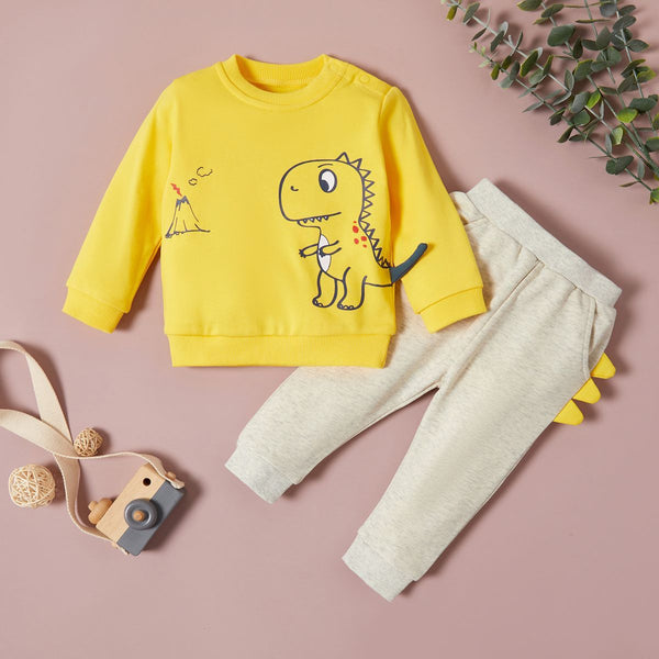 beautiful full-sleeves sweatshirt and trouser in kids winter collection (MH 989)