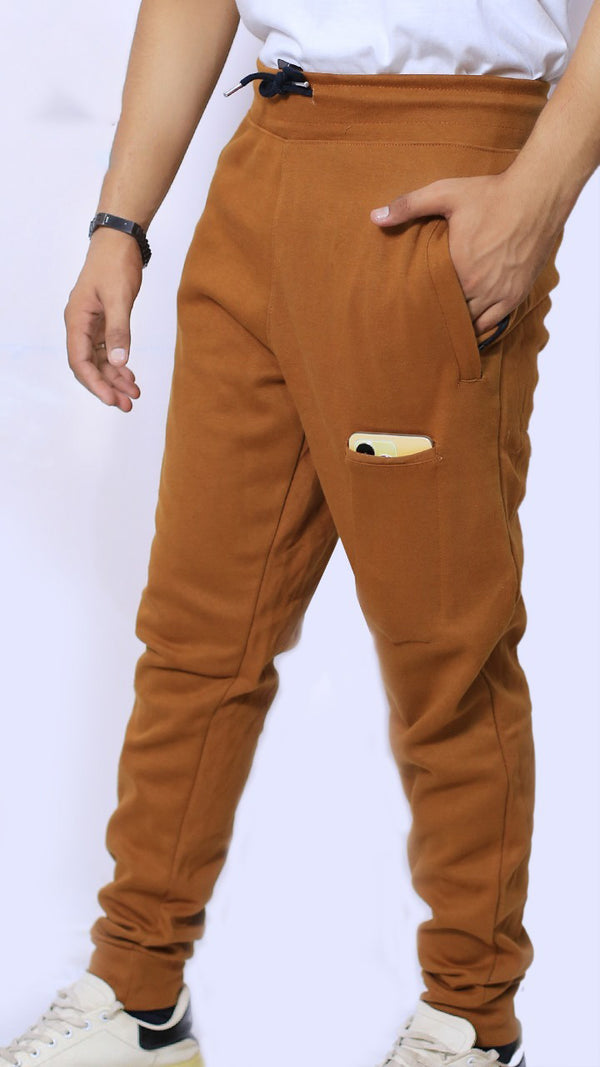 mustard mobile  pocket Trousers in pc jersey fabric for man and boys  (M.H 9213)