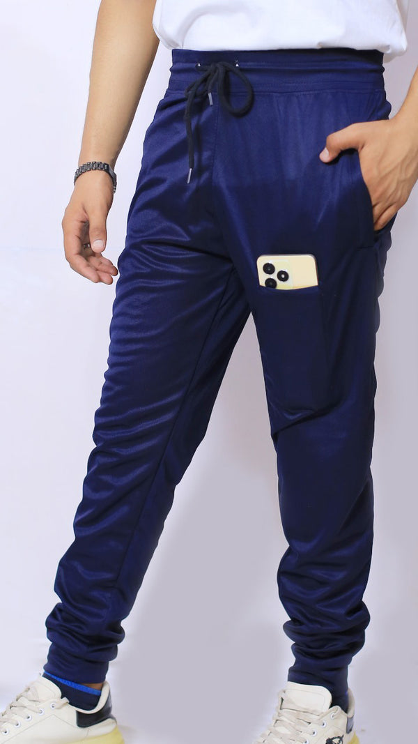 blue  mobile  pocket Trousers in pc jersey fabric for man and boys  (M.H 9213)