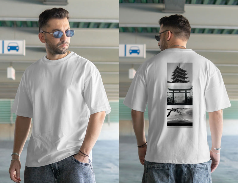 4 PICTURE DTF printed drop shoulder T-shirt in cotton jersey for mans and boys (MH : 7700)