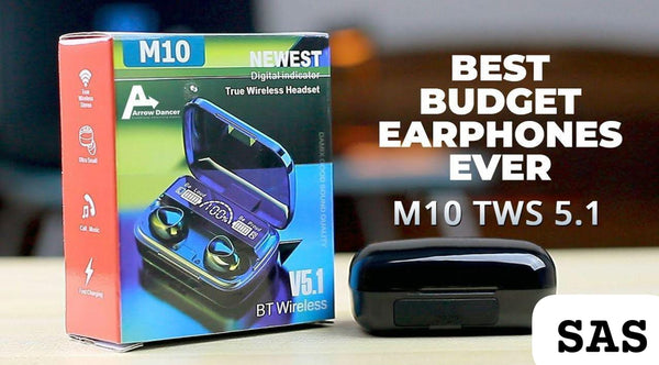 M10 Wireless Bluetooth EarBuds Damix v5.3 (with Box Packing