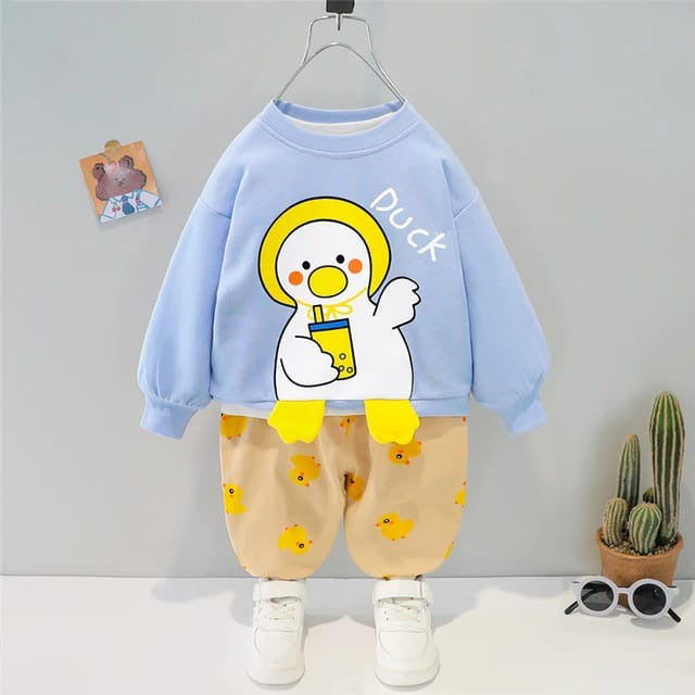 beautiful cartoon printed  kids suit - M.H fashion 