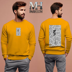 ROSE PRINTED SWEAT SHIRT FOR MENS AND BOYS IN WINTER COLLECTION (M.H 88)