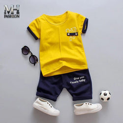 kids short tracksuit in cat printed t-shirt and short trouser for kids and boys (MH )