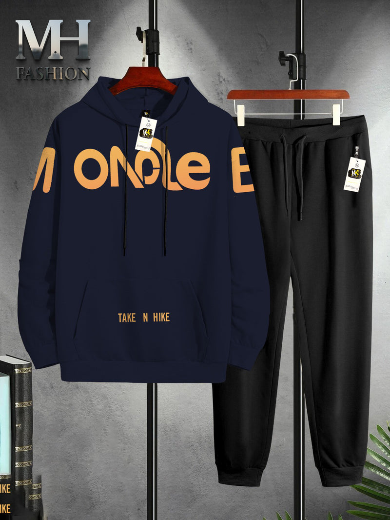 MONOLEB printed  tracksuit hoodie and trouser for man and boys (M.H 510)