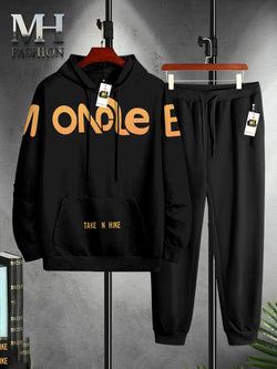 MONOLEB printed  tracksuit hoodie and trouser for man and boys (M.H 510)