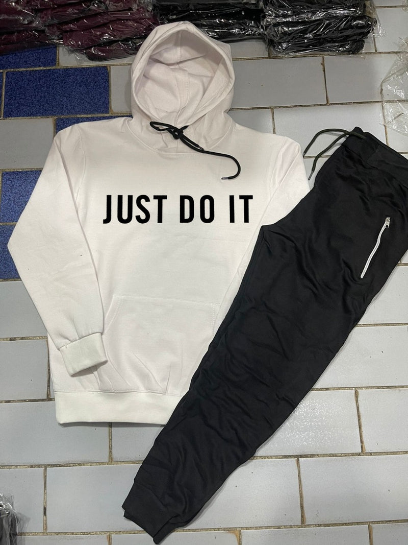 just do it printed  tracksuit hoodie and trouser for man and boys (M.H 510)