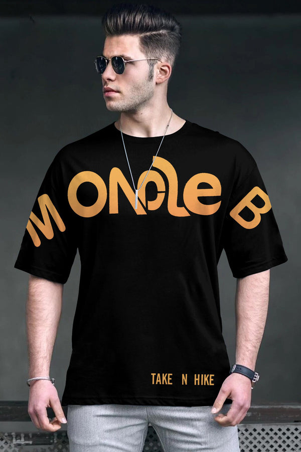 monoleb printed  drop shoulder T-shirt cotton jersey for mans and boys (MH : 74)