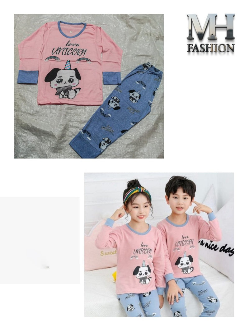 cartoons printed full-sleeves t-shirt and trouser for kids (MH 95)5