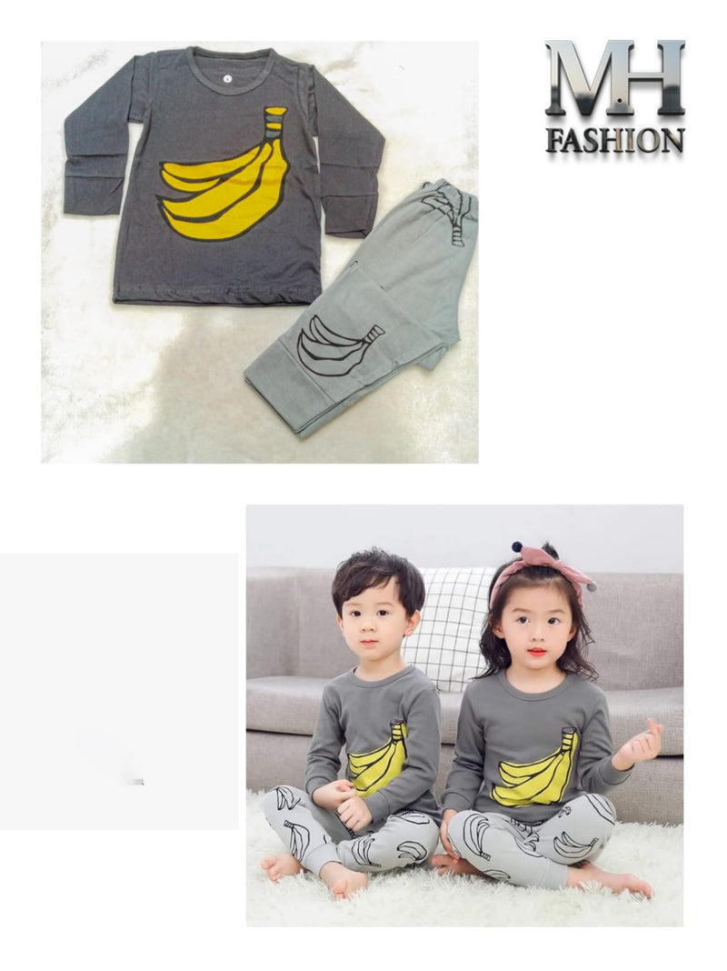 cartoons printed full-sleeves t-shirt and trouser for kids (MH 95)5