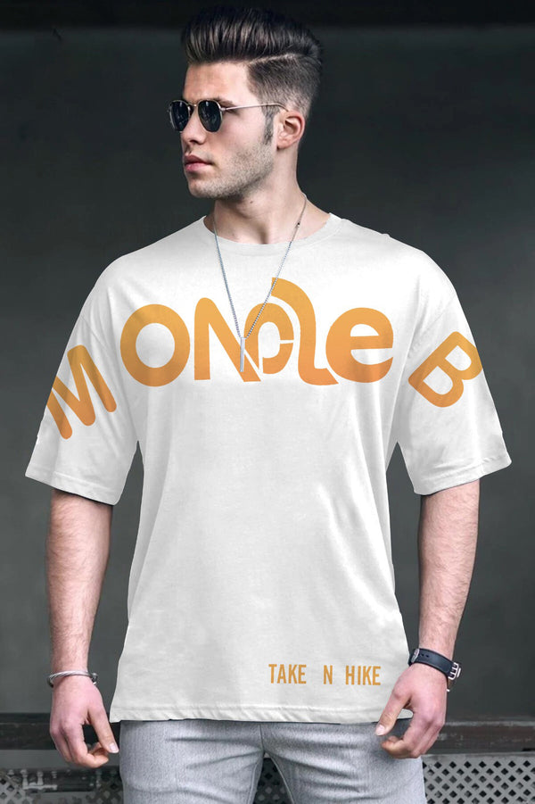 monoleb printed  drop shoulder T-shirt cotton jersey for mans and boys (MH : 74)