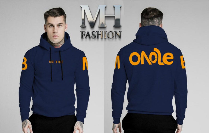 monoleb printed  hoodie in premium quality for mans and boys (M.H 4909)