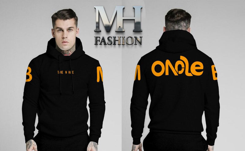 monoleb printed  hoodie in premium quality for mans and boys (M.H 4909)