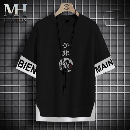 Mafia type printed dropshoulder T-shirt full sleeves cotton jersey for mans and boys (MH : 74) (Copy)