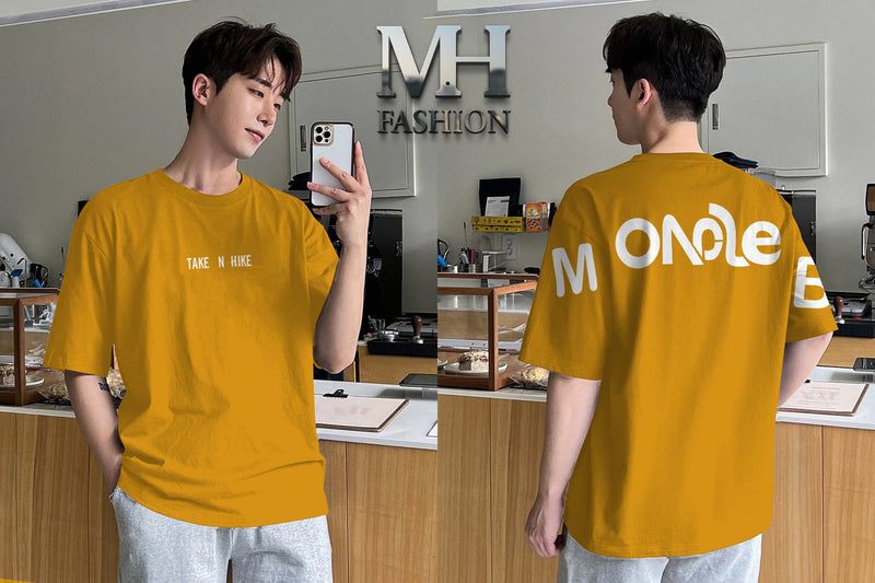 TAKE N HIDE printed drop shoulder T-shirt full sleeves cotton jersey for mans and boys (MH : 83)