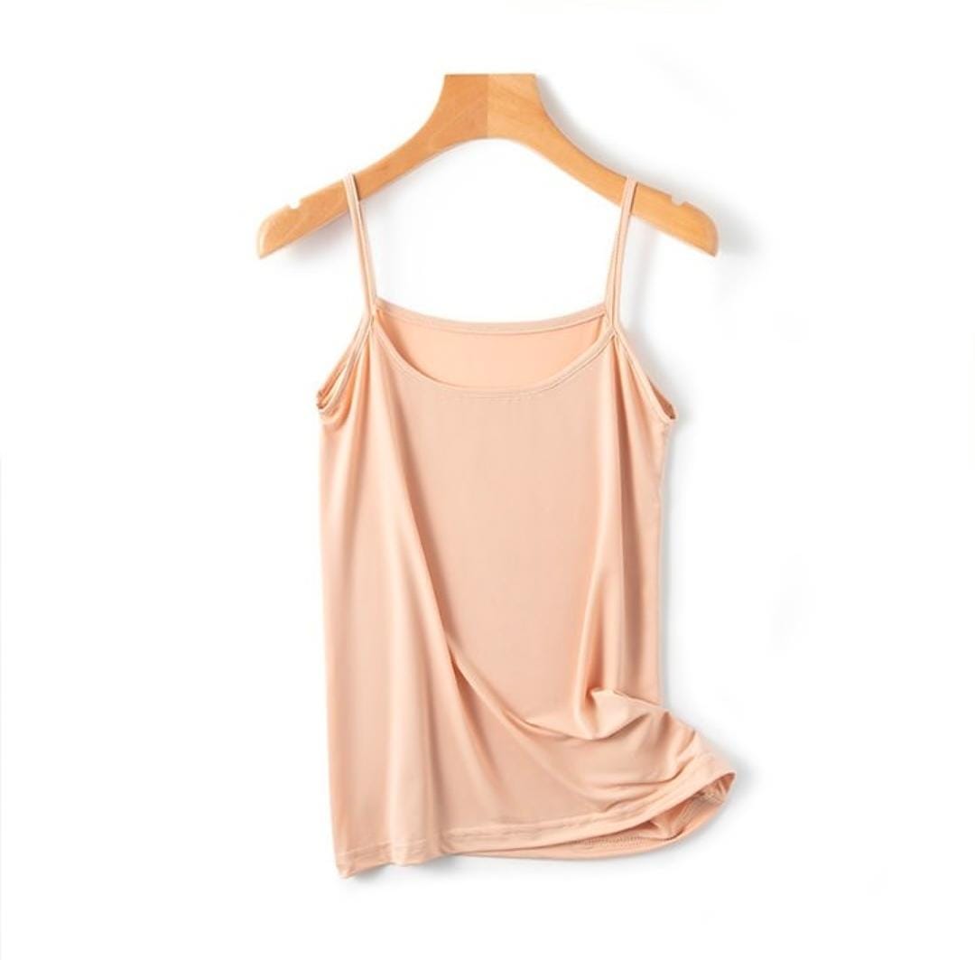 beigh colour camisole fabric soft jersey - M.H fashion 