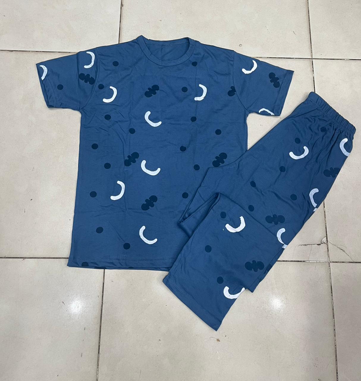 blue moon  design night suit premium fabric for girls and woman - M.H fashion 