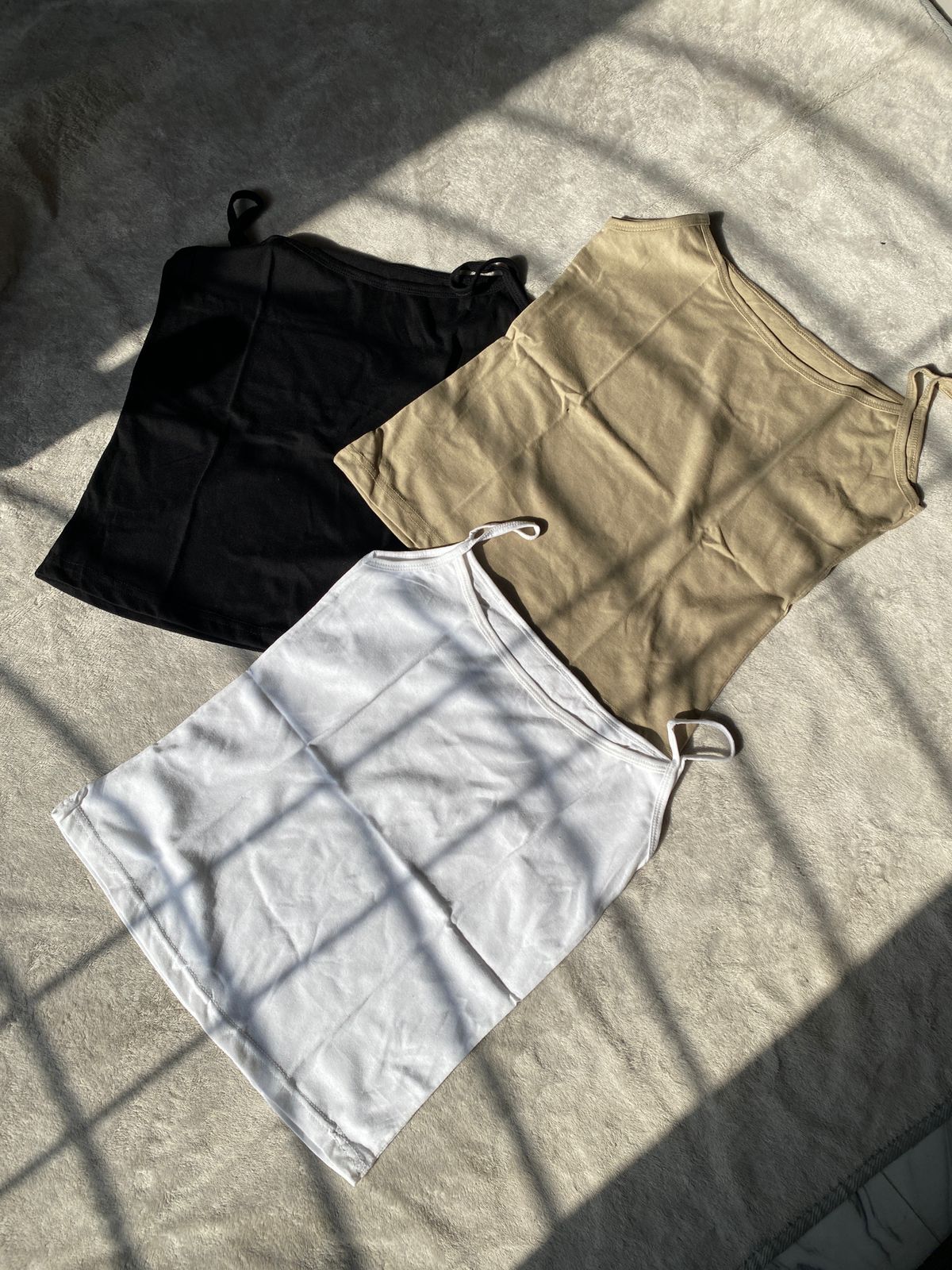 pack of 3 camisole fabric soft jersey - M.H fashion 